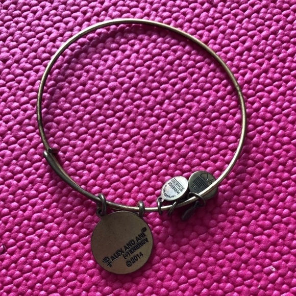 Alex & Ani “C” Charm Bangle - Picture 2 of 3